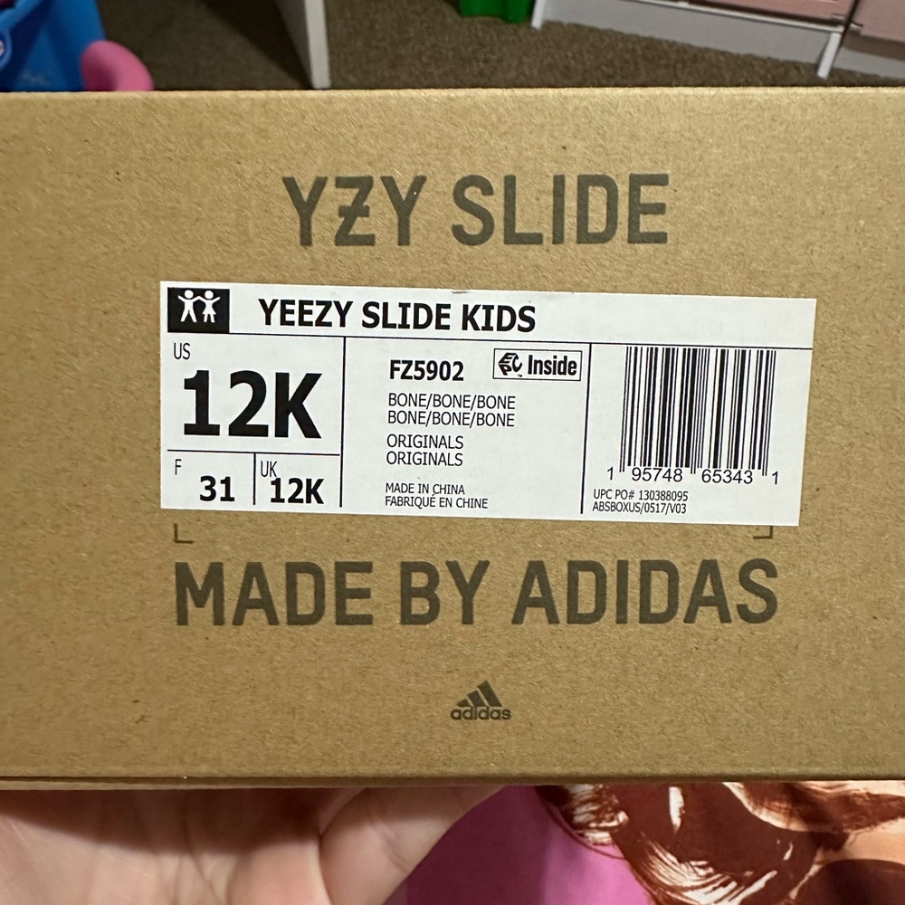 Yeezy Slide Kids 12K Bone